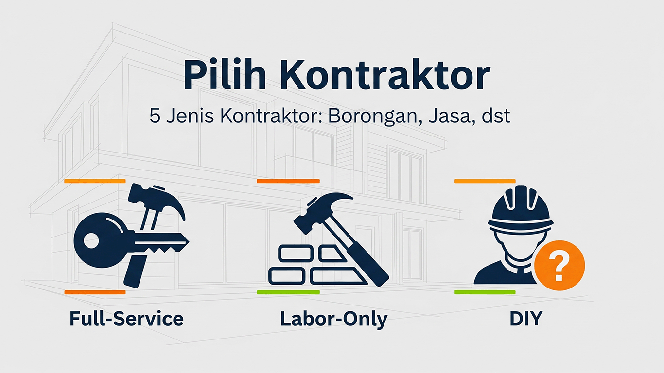Kenali 5 Jenis Kontraktor Pembangunan Rumah: Panduan Lengkap untuk Memilih yang Tepat Sesuai Anggaran