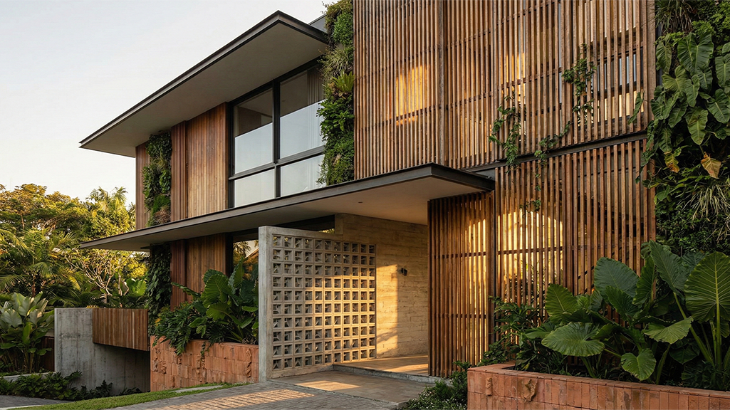 Solusi Fasad Tropis Modern: Teknik “Passive Cooling” untuk Rumah Sejuk Tanpa AC